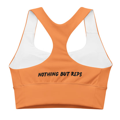 Longline Sports Bra - Orange