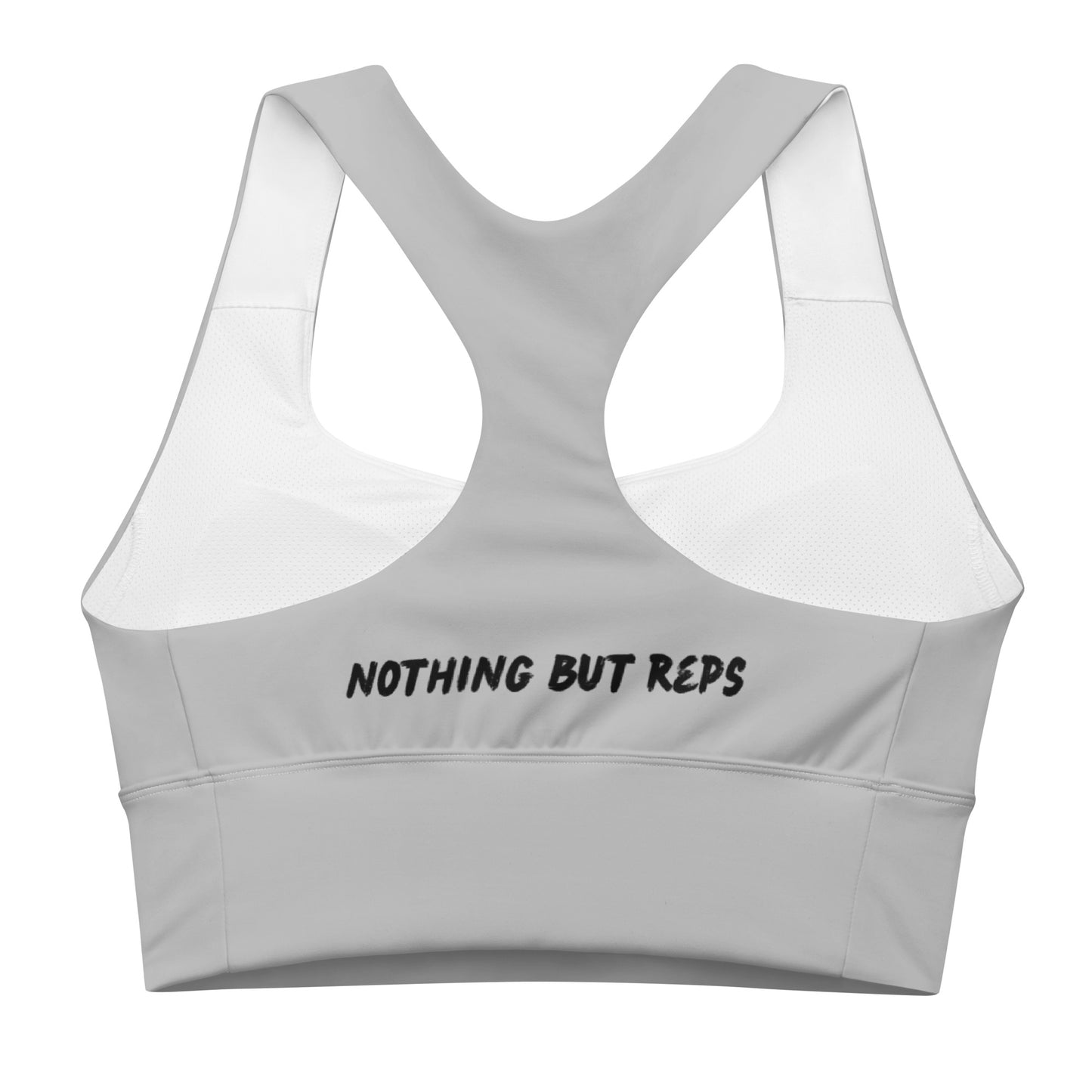 Longline Sports Bra - Grey