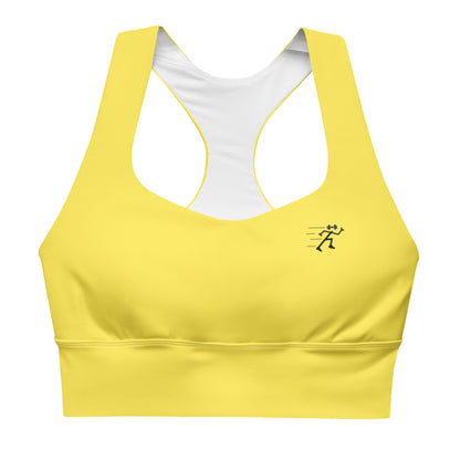 Longline Sports Bra - Sunny