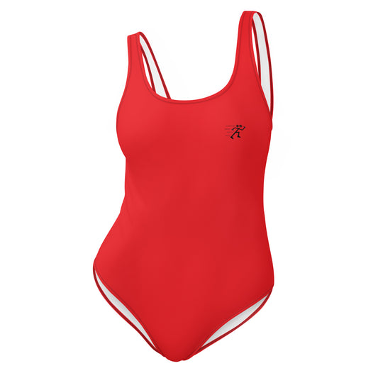 One-Piece Swimsuit - Red Hot