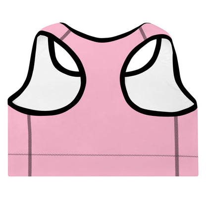 Padded Sports Bra - Pink