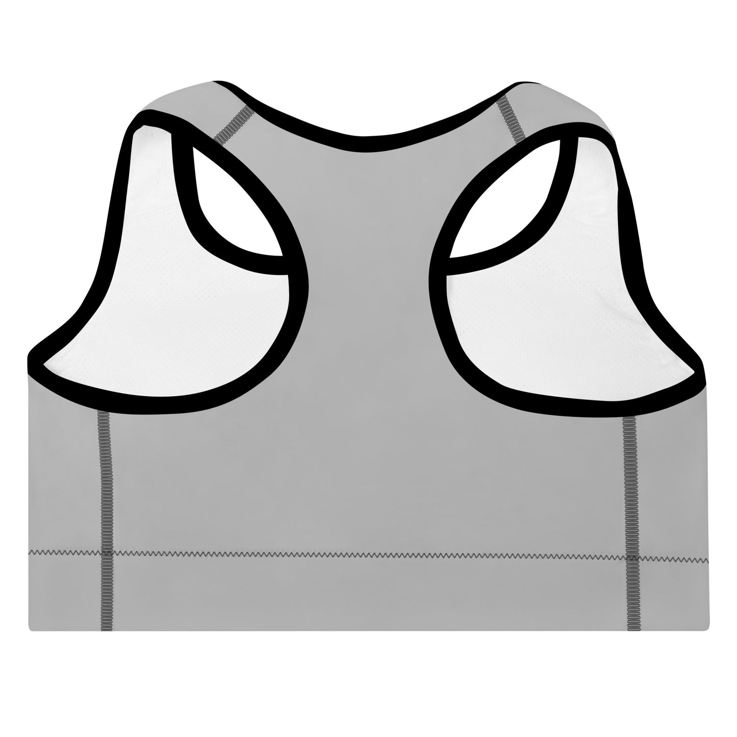 Padded Sports Bra - Grey