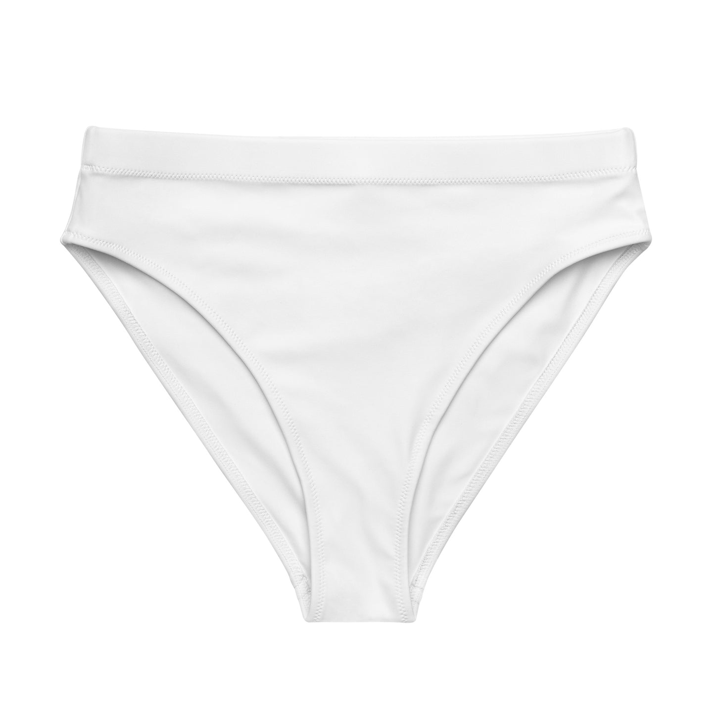 HydroFit High-Waisted Bikini Bottom - White