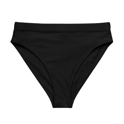 HydroFit High-Waisted Bikini Bottom - Black