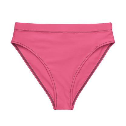 HydroFit High-Waisted Bikini Bottom - Pink