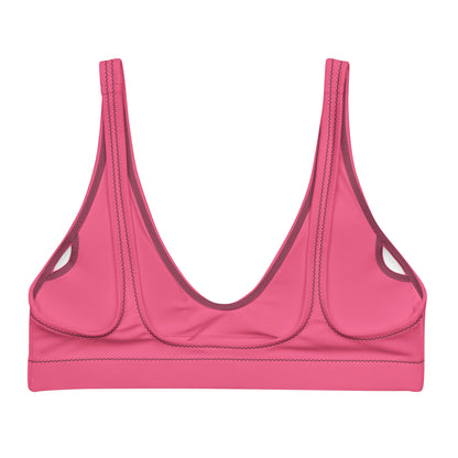 HydroFit Padded Bikini Top - Pink