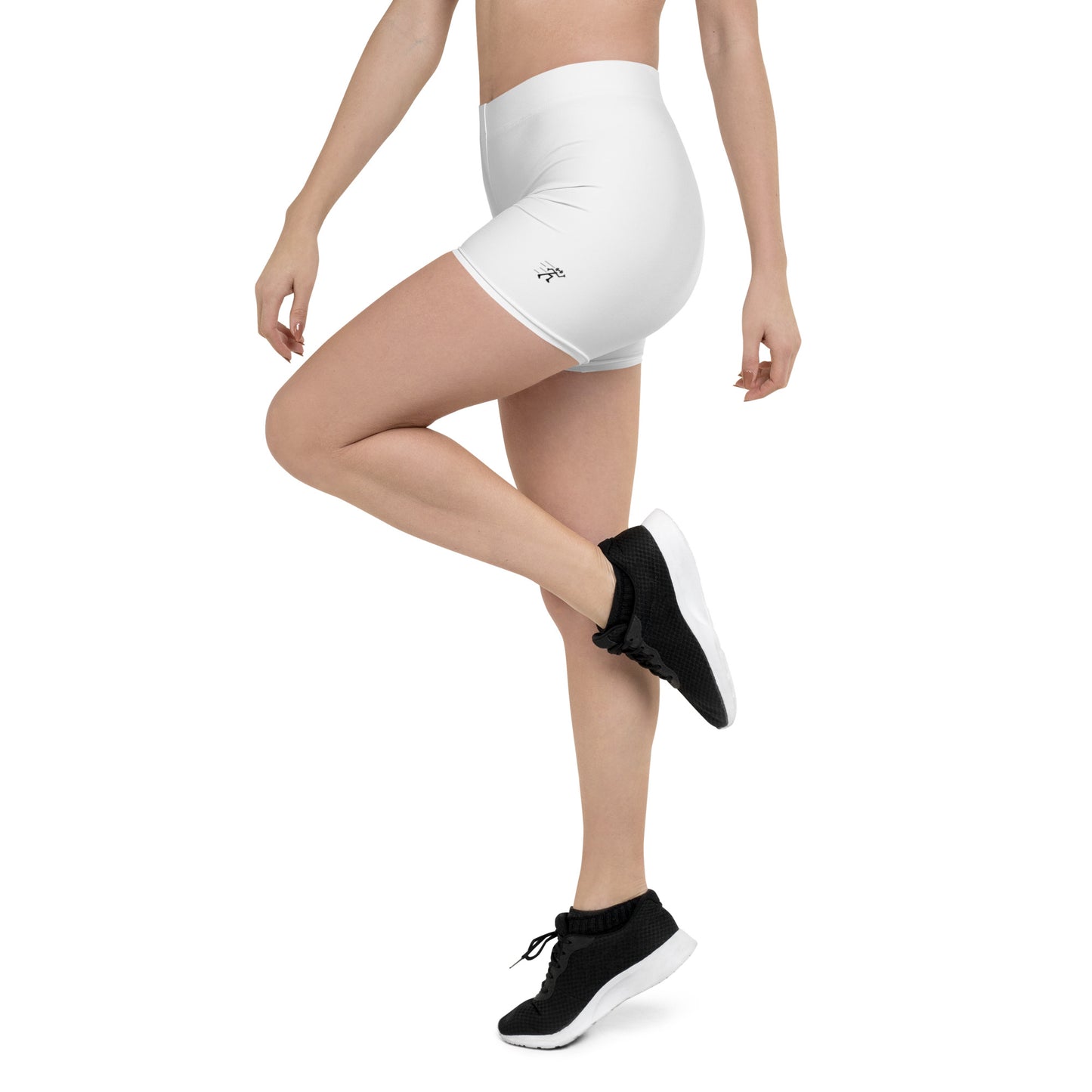 ElevateFit Training Shorts - White