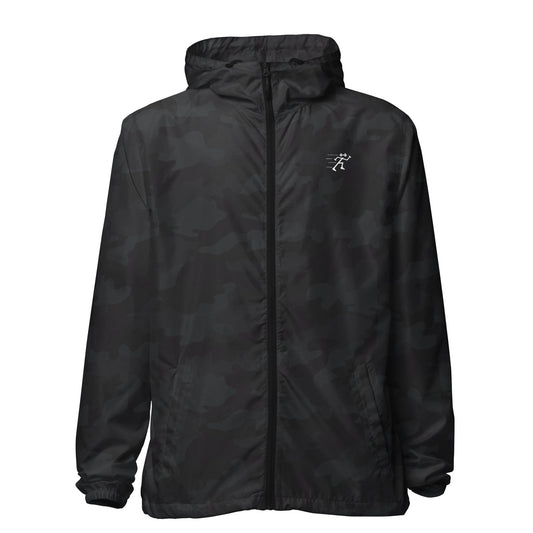 Lightweight Windbreaker - Black Camo