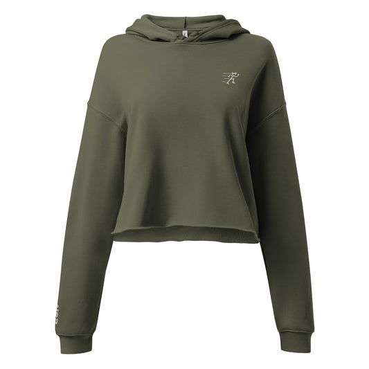 Classic Crop Hoodie - Green