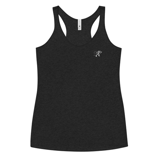 Racerback Tank Top - White Logo